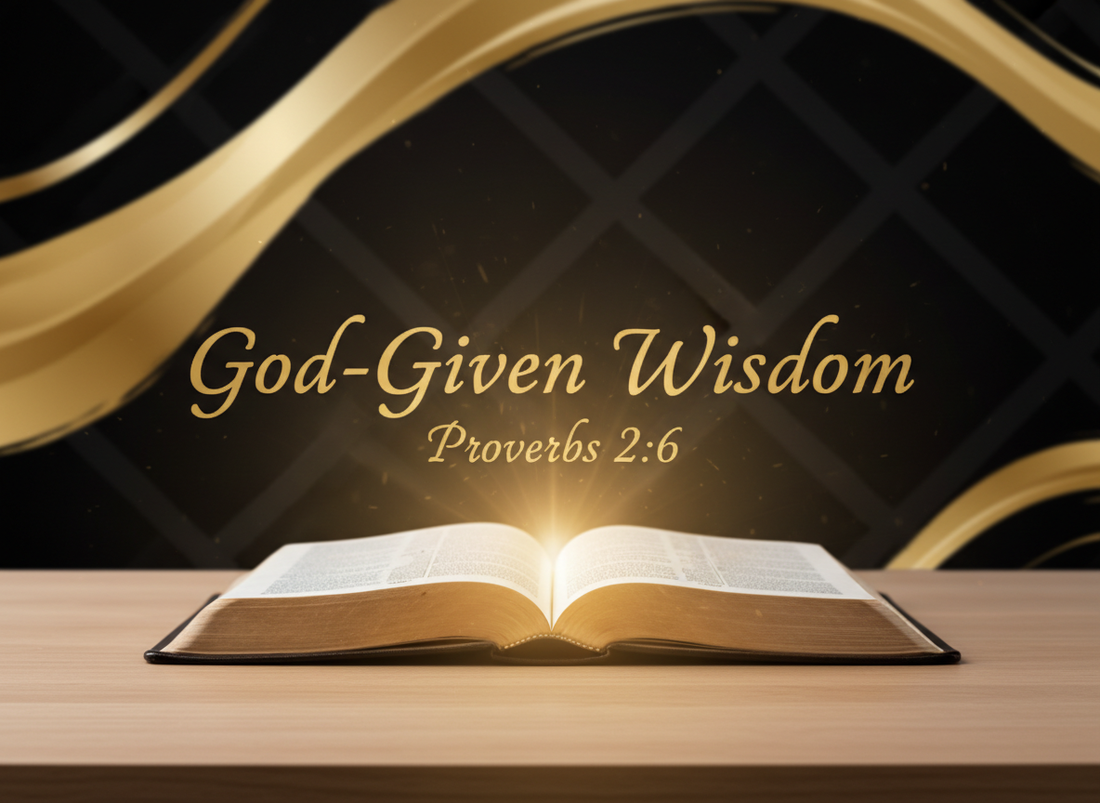 God-Given Wisdom – Connecting to God Through Proverbs 2:6 (NLT)